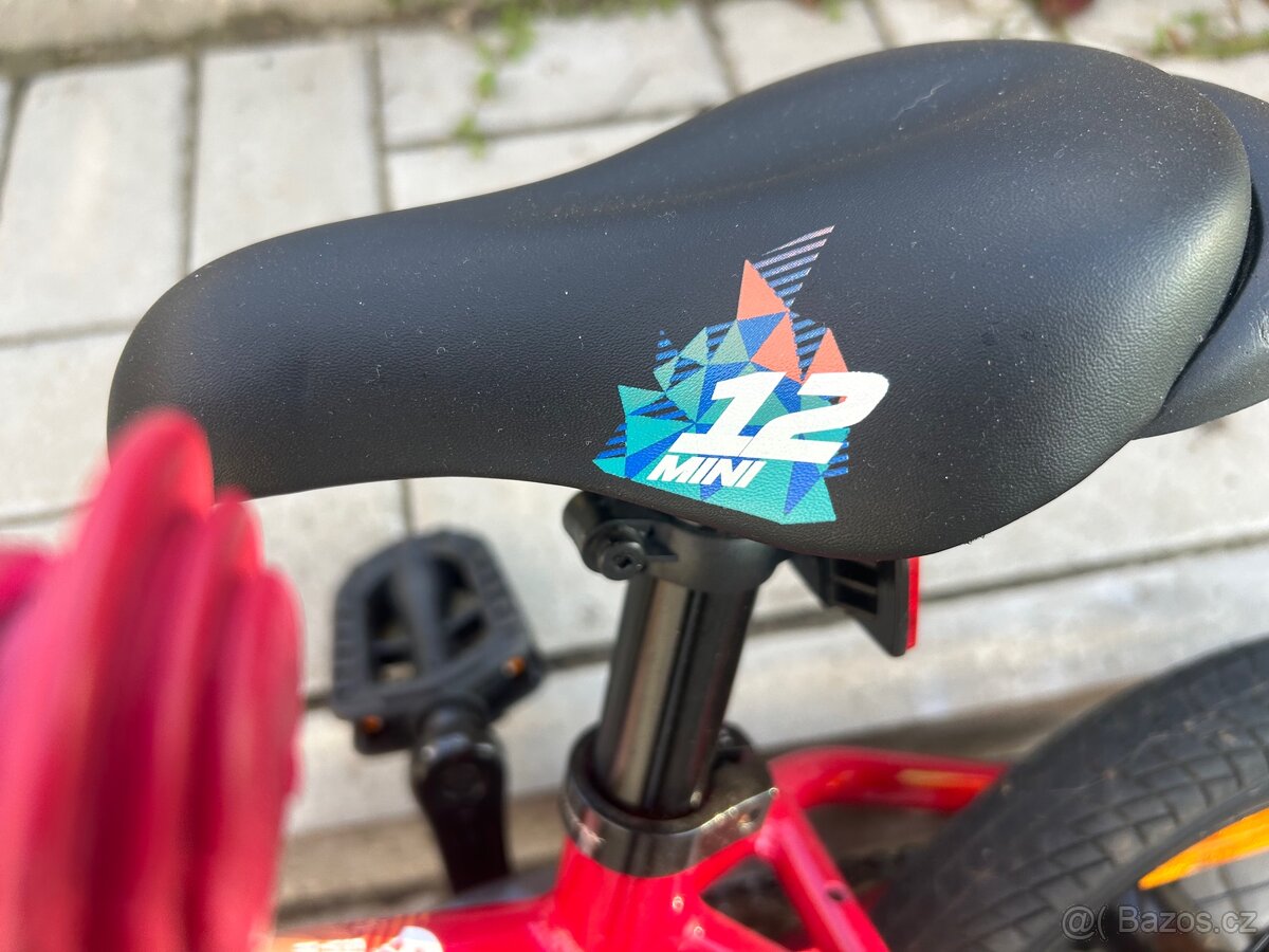 Dětské kolo Amulet mini 12 červené - 5