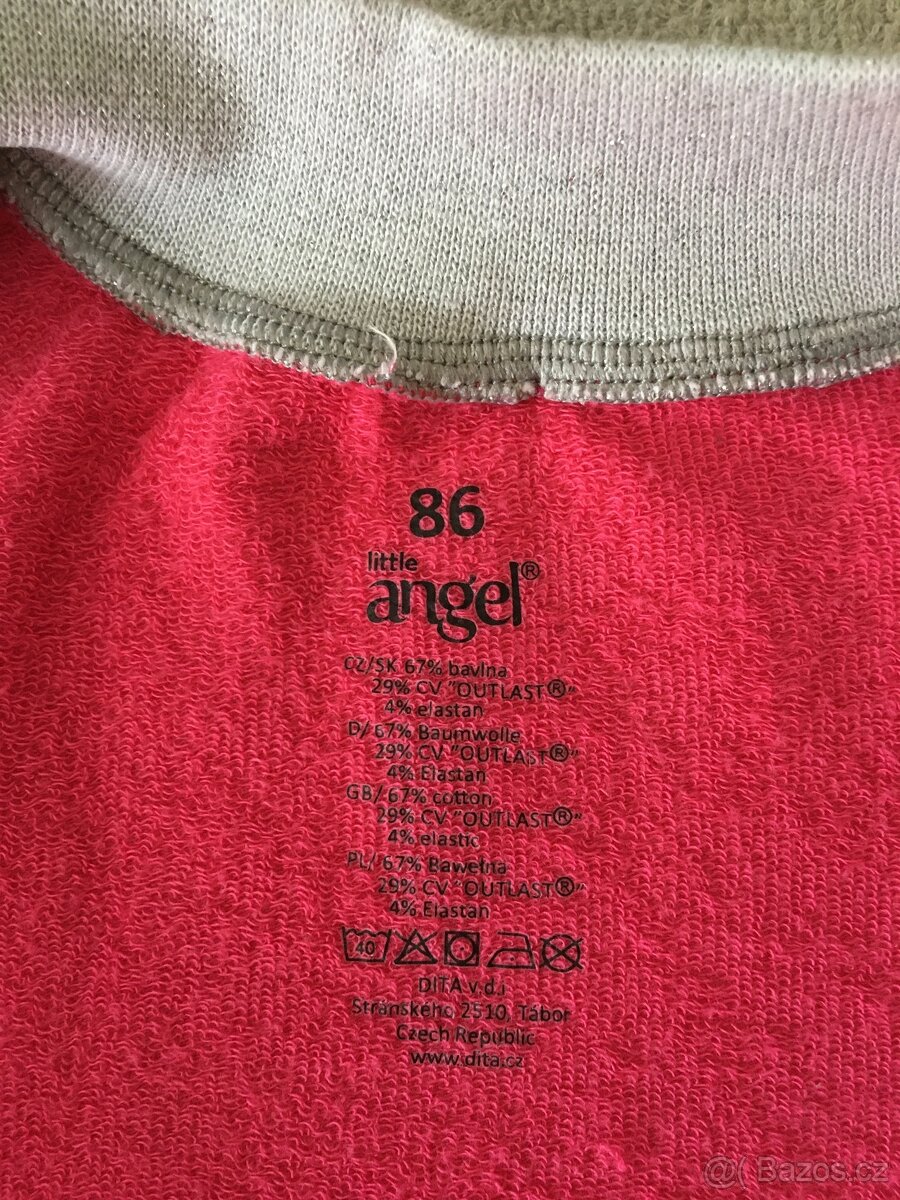 Mikina smyk Outlast (Little Angel) - vel. 86 - 5