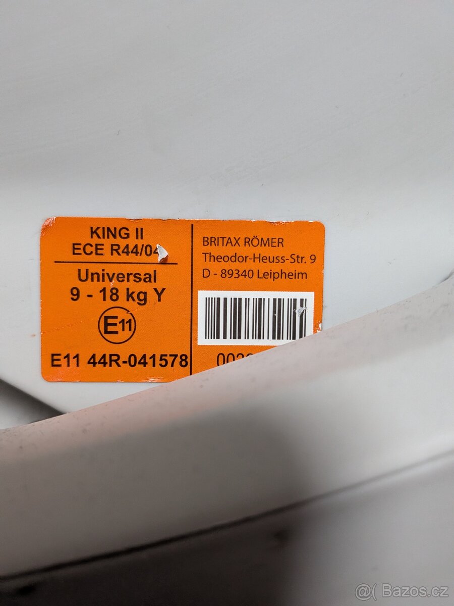 Britax Römer King II - 9-18 kg - 5
