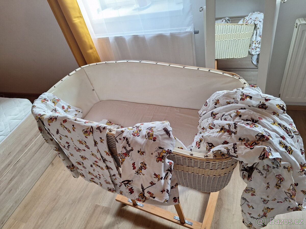 Koš pro miminko ze 60.let- "Mojžíšův koš" - 5