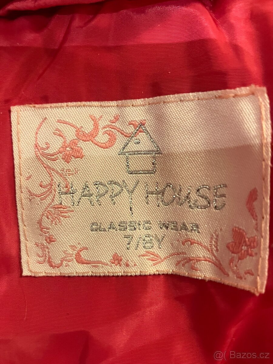 Dívčí zimní kabát 7-8 let Happy house - 5