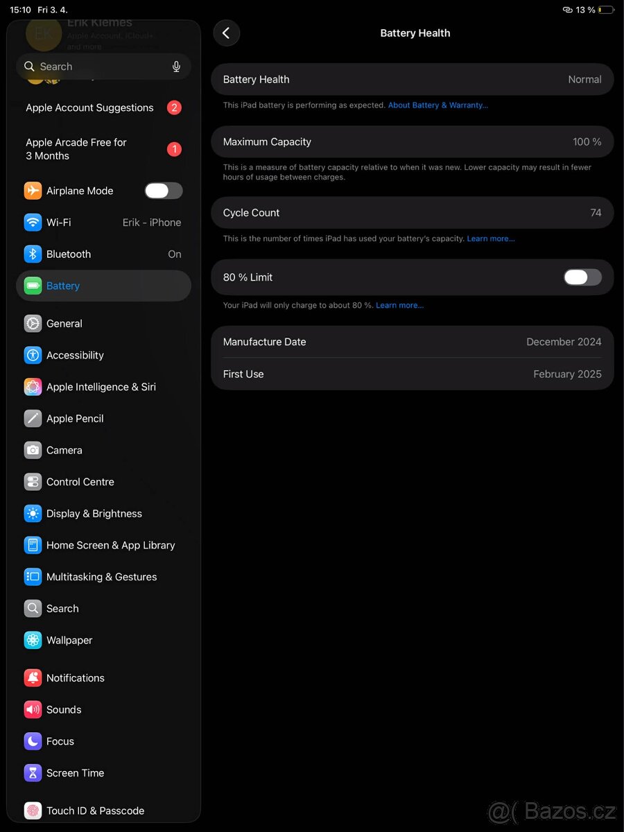 iPad Air 13” M2 128GB - 5