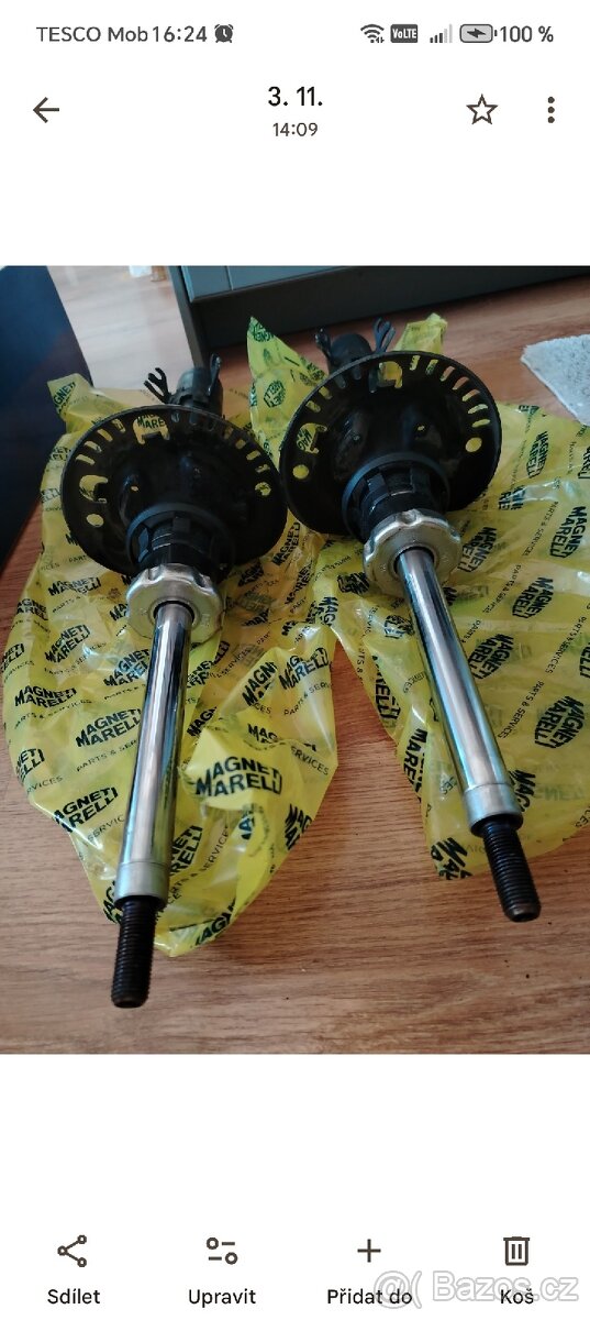 Tlumiče přední originál Škoda Fabia 3 Combi - 5