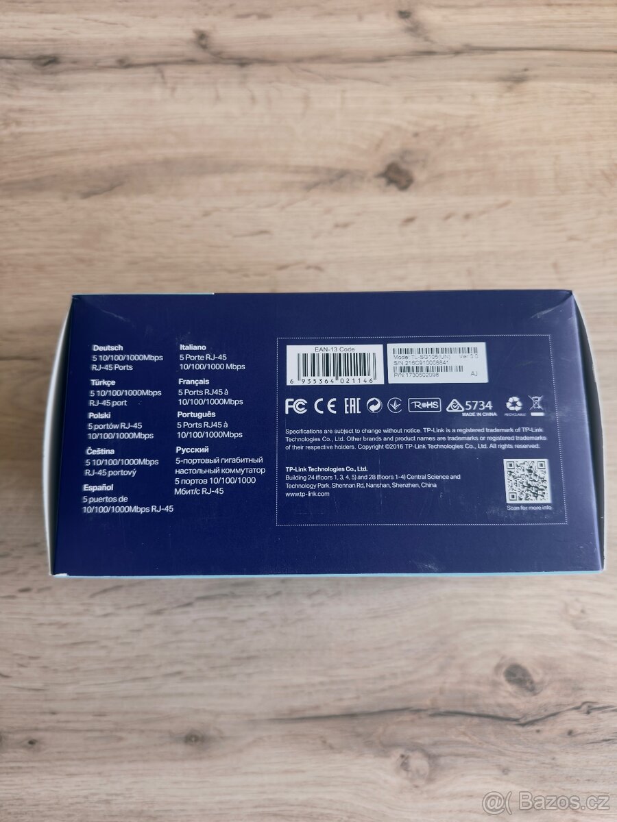 MikroTik RB2011UiAS-2HnD-IN + Tp-link TLCG 105 - 5