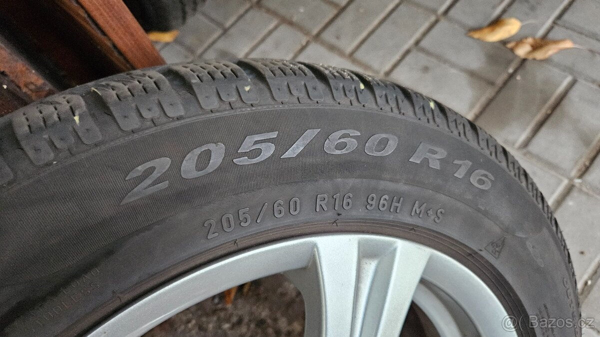 Zimní Sada Alu Kola 5x114.3 205/60 R16 Pirelli - 5