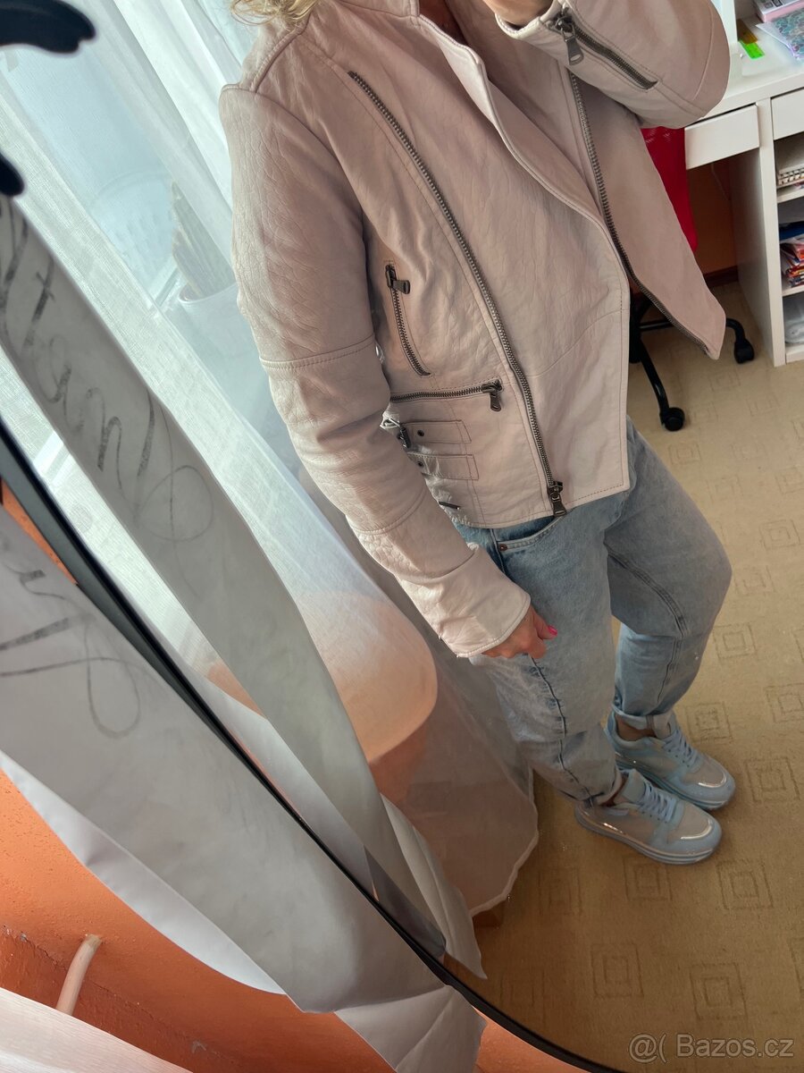 CALVIN KLEIN NOVÁ KOŽENÁ BUNDA KŘIVÁK VEL.S-M - 5