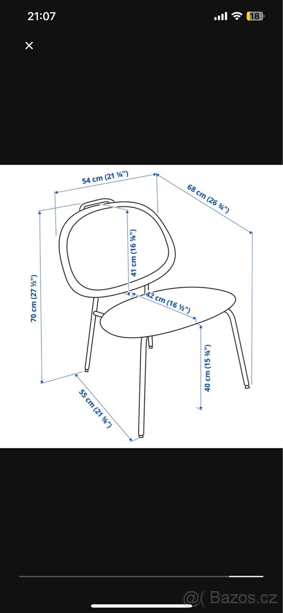 Křesla GÄVLE 2ks ikea - 5