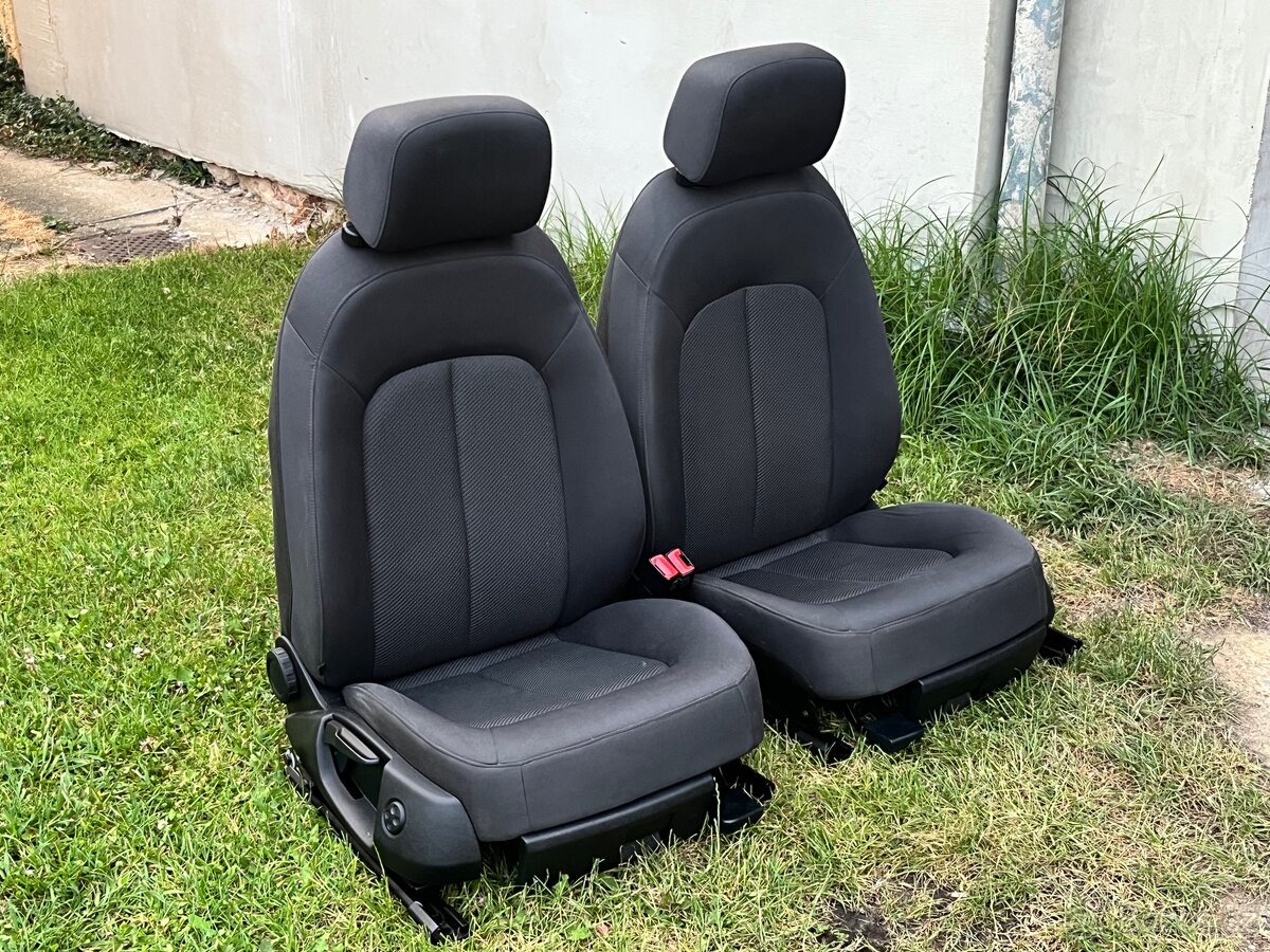 Přední+zadní sedadla AUDI A6 C7 Avant vyhřívané, top stav - 5