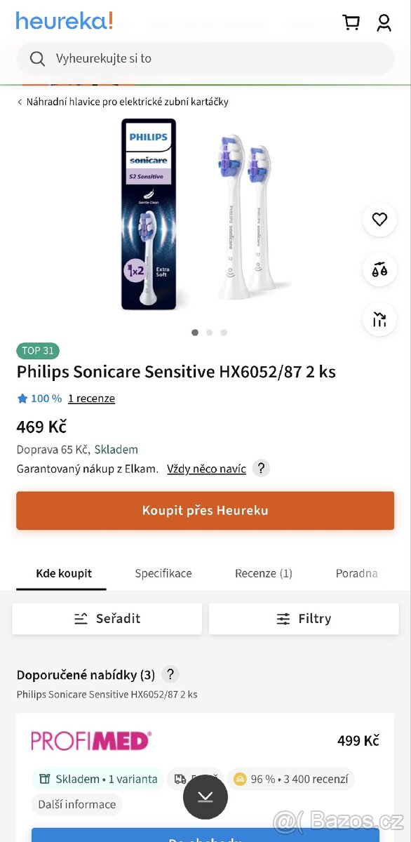 Kartáčkové hlavice - SUPER CENA (Philips Sonicare) - 5