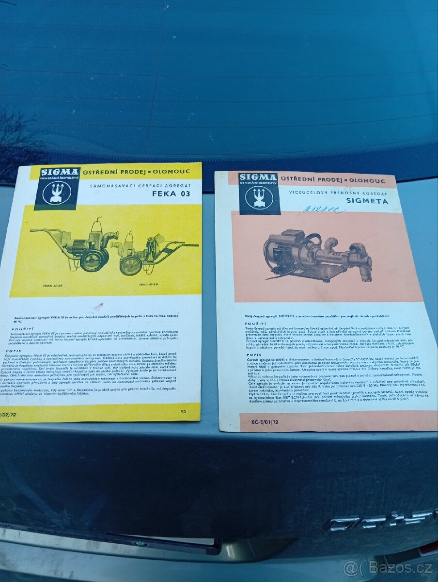 Prodám kalové čerpadlo Sigma - 5