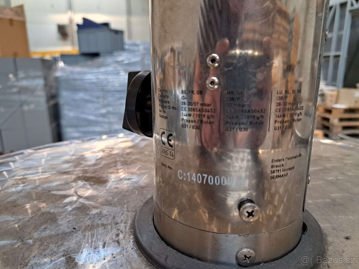 Profesionální nerezové plynové zářiče Enders COMMERCIAL (2 k - 5