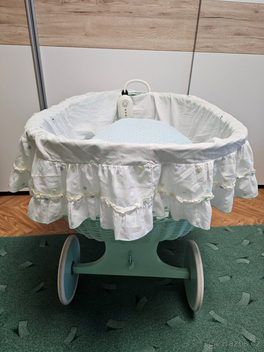 Proutěný koš pro miminko Leipold - 5