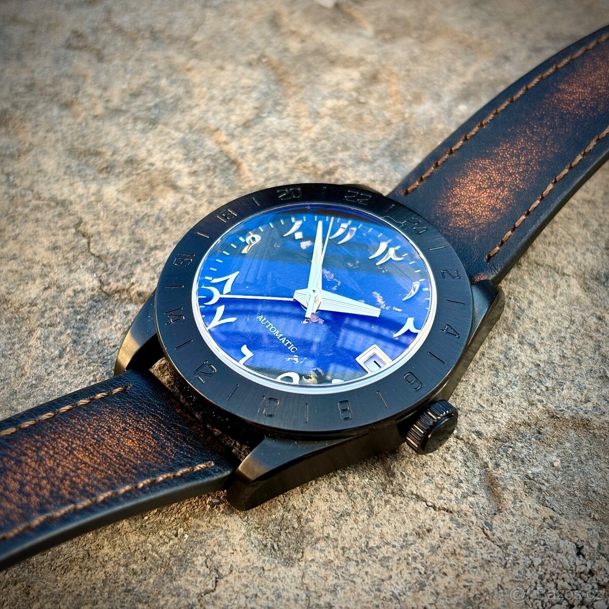 GMT hodinky (Seiko NH34) - 5