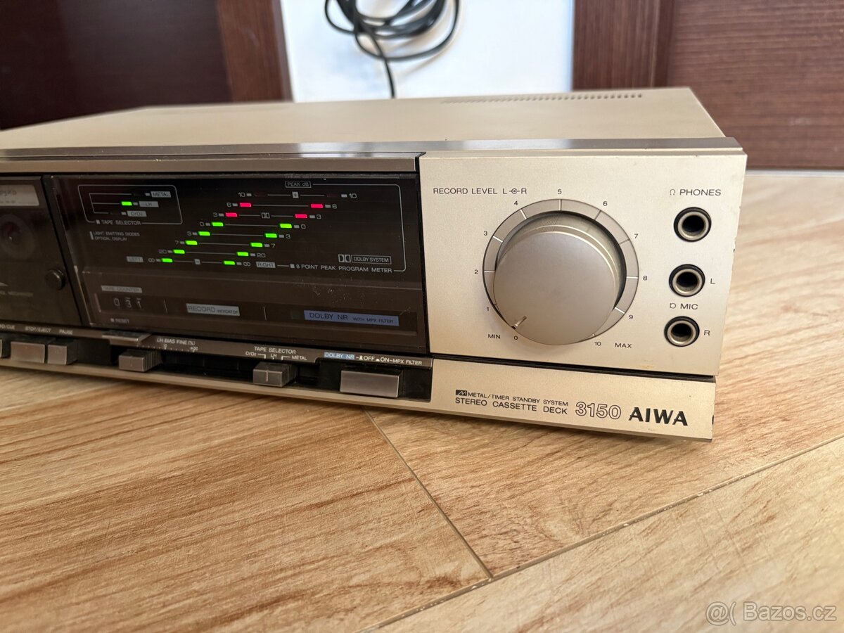 Aiwa AD-3150 hifi stereo cassette deck - 5
