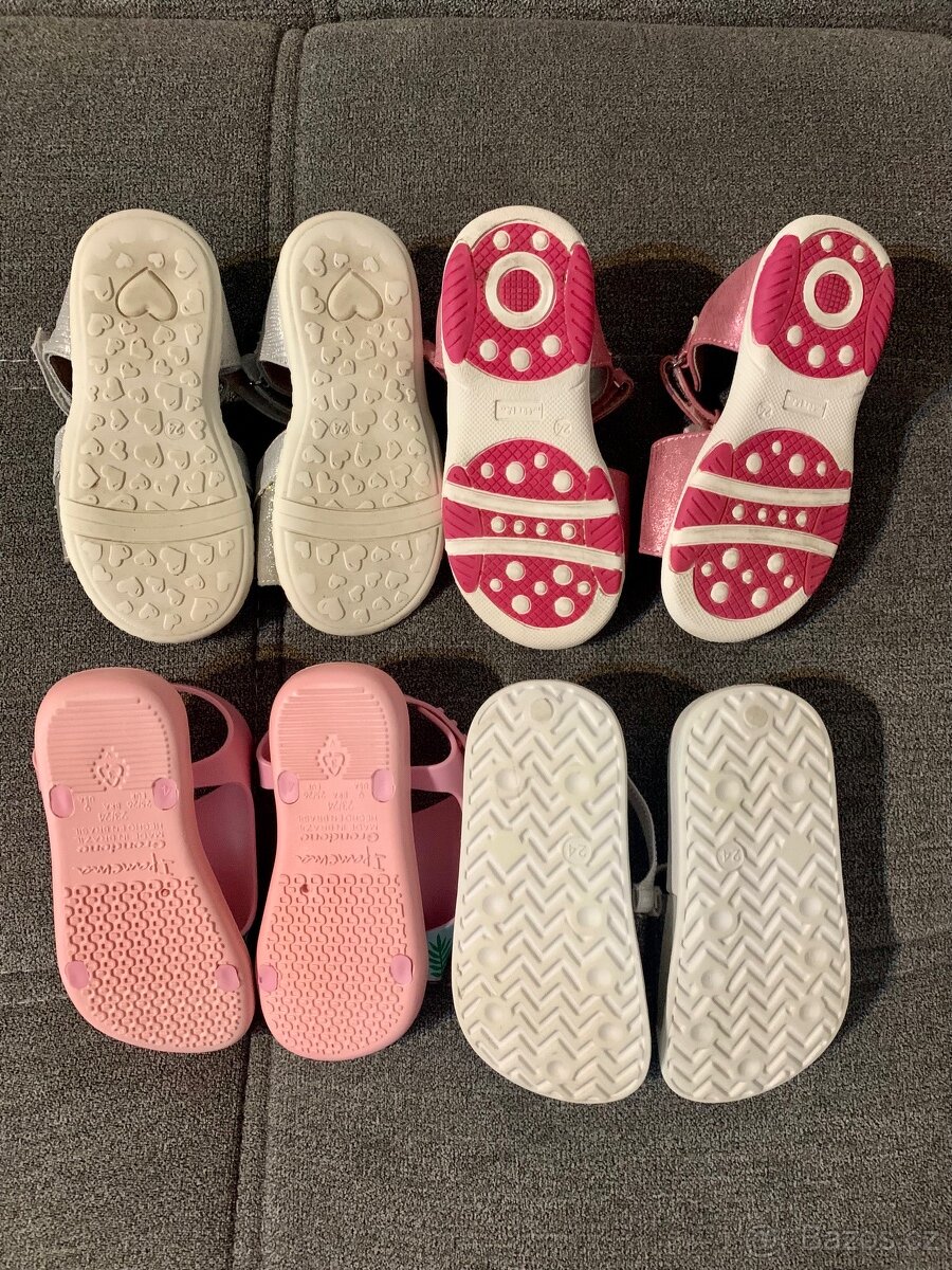 Dívčí sandále, pantofle, boty do vody - vel. 24 - 5