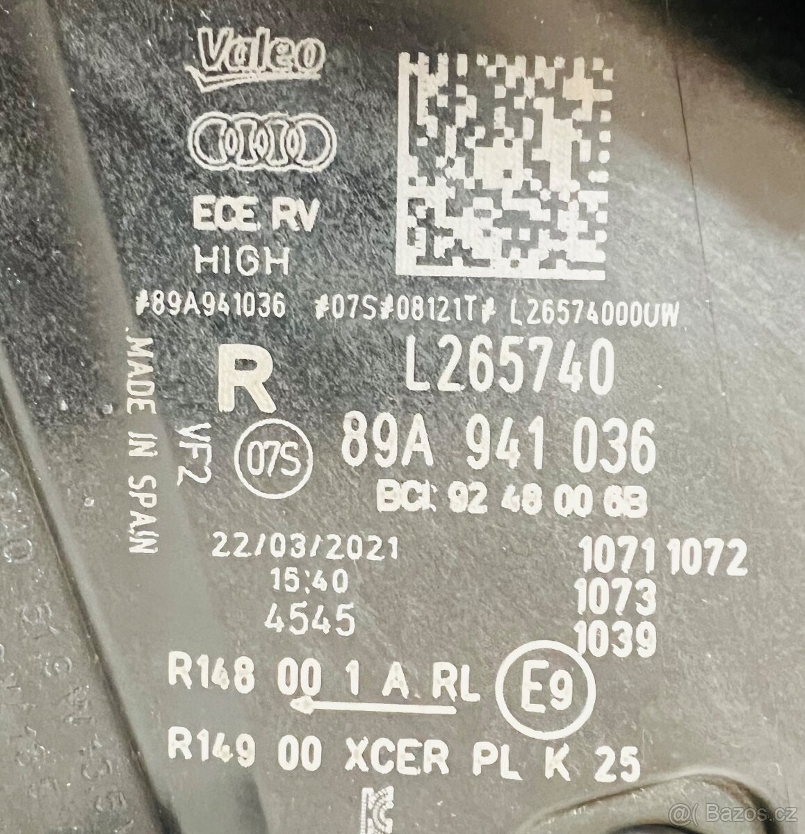 Audi Q4 E-Tron 89A matrix světlo 89A941036 - 5