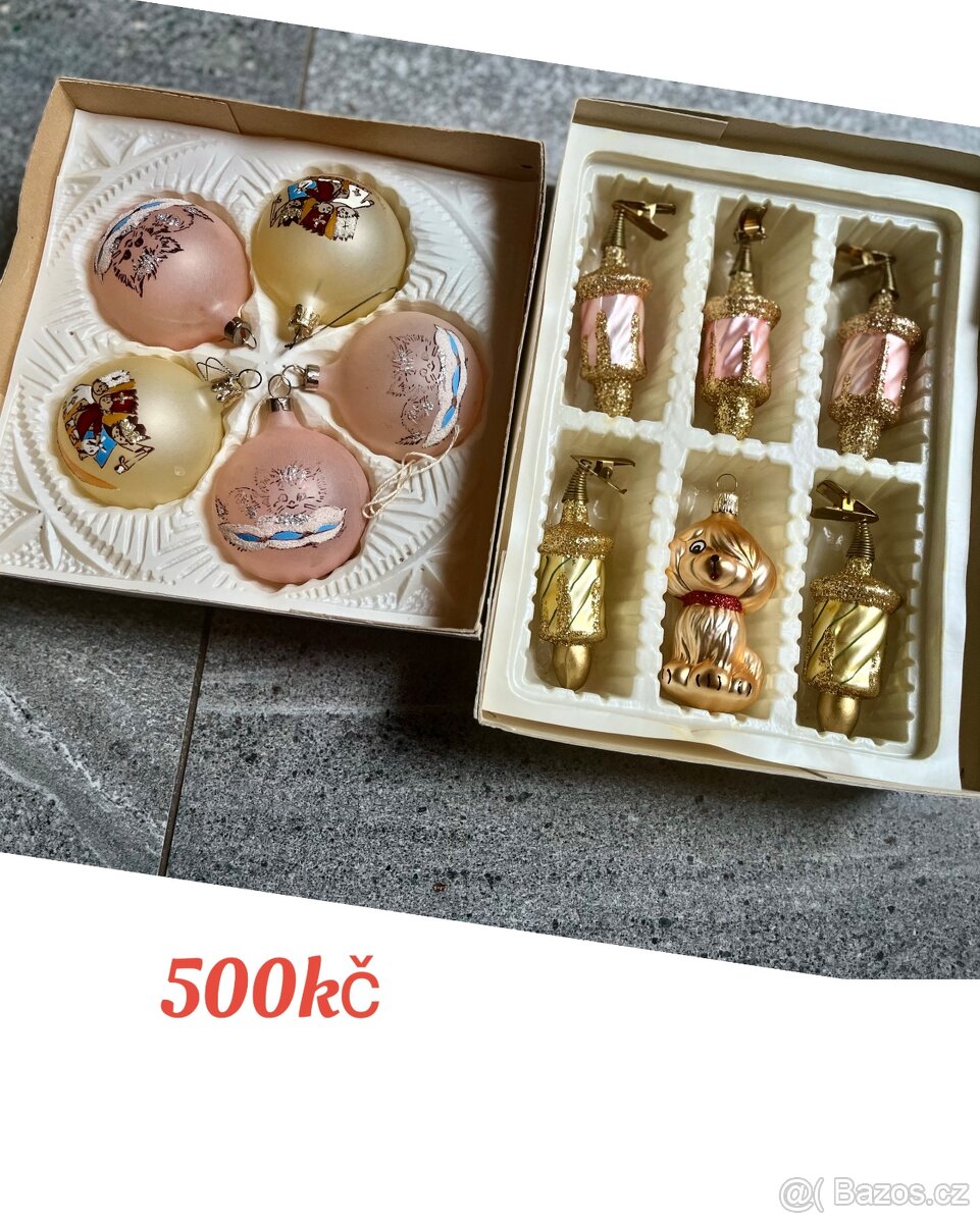 Skleněné vánoční ozdoby - 5