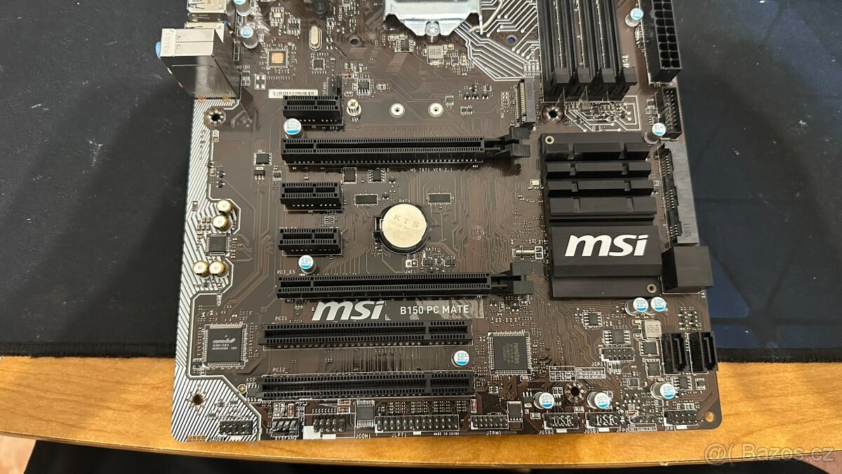 MSI B150 PC MATE + i5-7400 (4C/4T) - 5