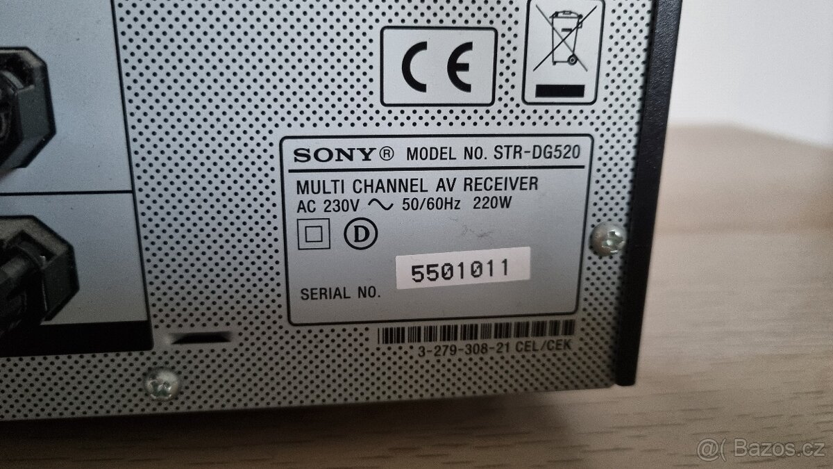 Zesilovač SONY STR-DG520 - 5