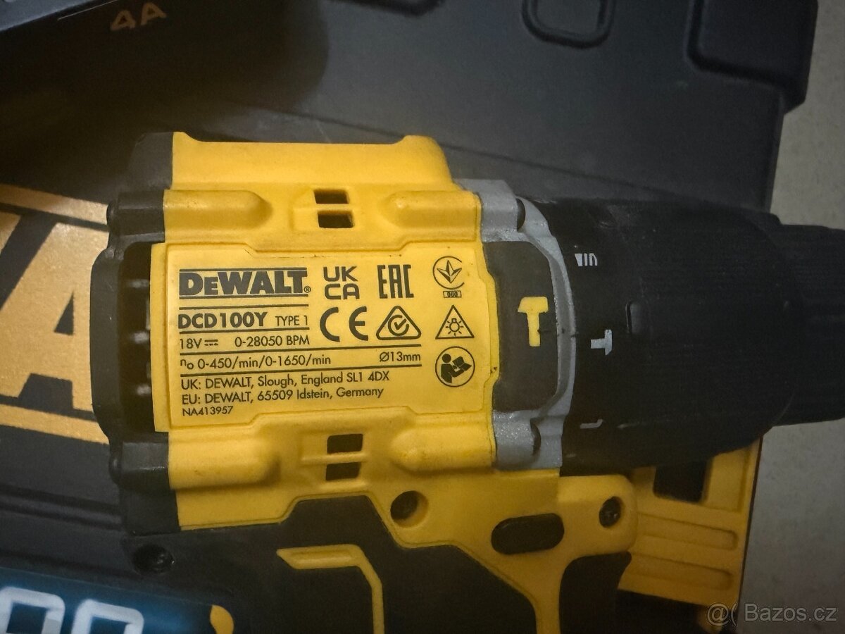 Aku příklep deWALT dcd100yp2t + 2 x 5,0 Ah - 5