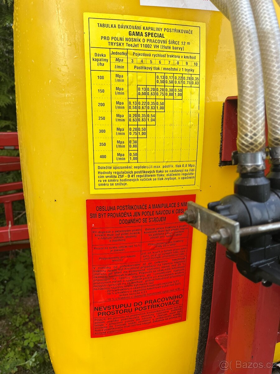 Prodám tento polní postřikovač - 5