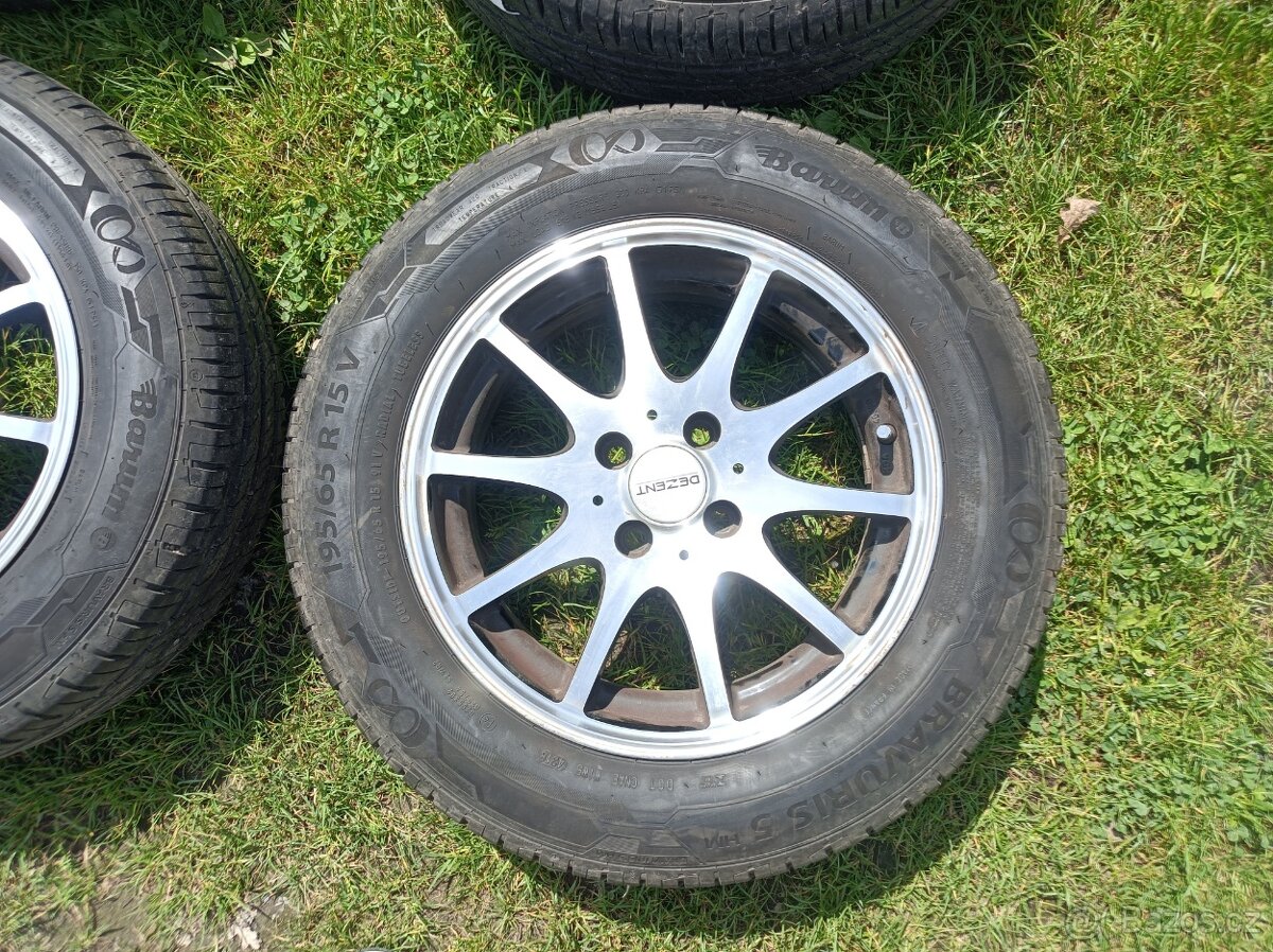 Alu kola DEZENT 6.5 Jx15H2,ET 38,R 15 - 5