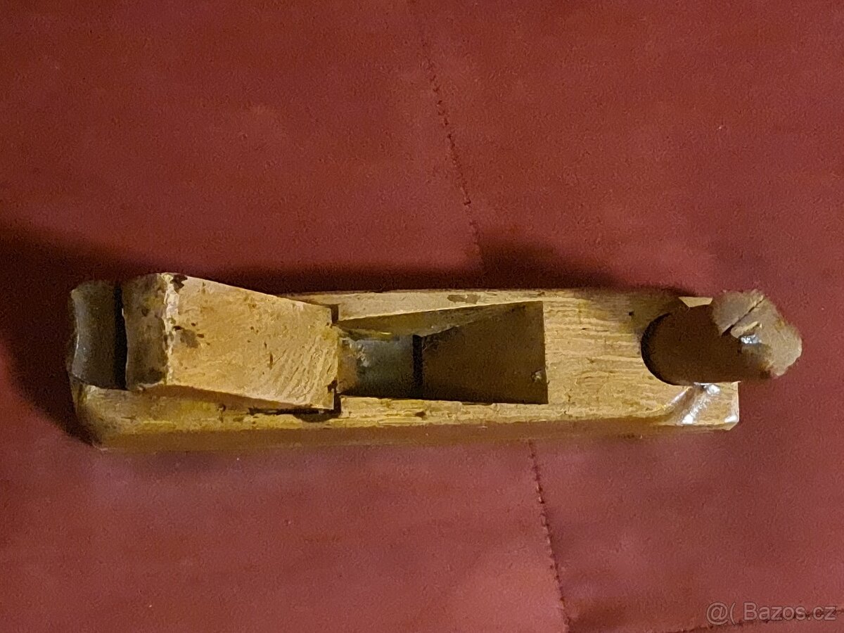 Starý zachovalý hoblík 24,5cm dlouhý - 5