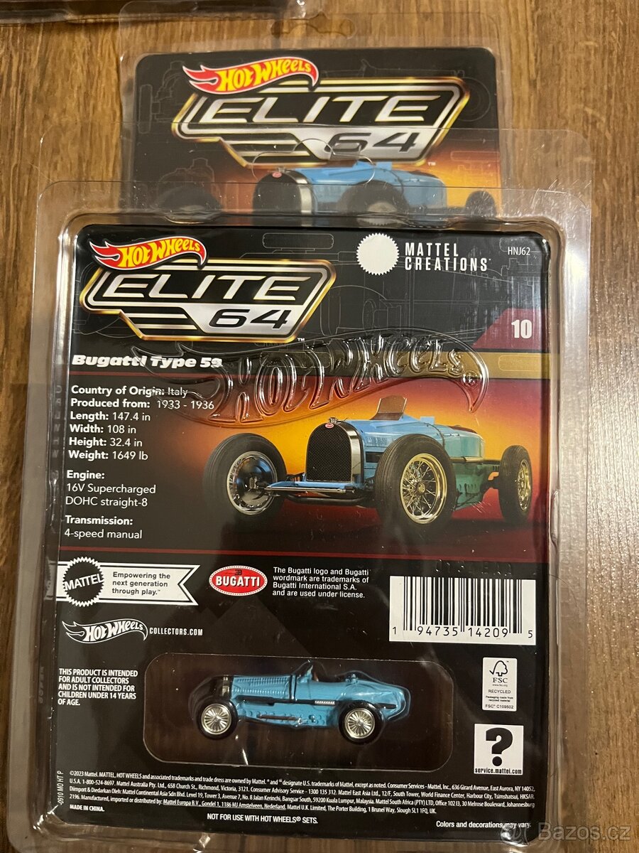 Hotwheels Bugatti Type 59 - 5