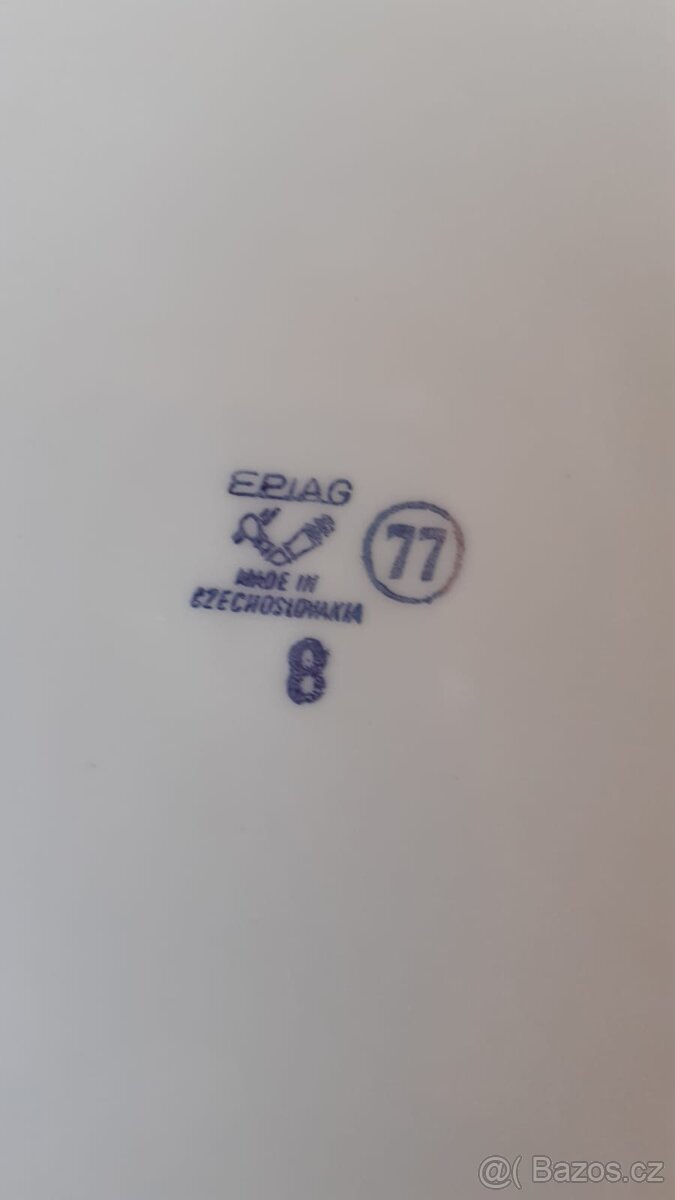 Porcelánový dekorativní talíř IV. - 5