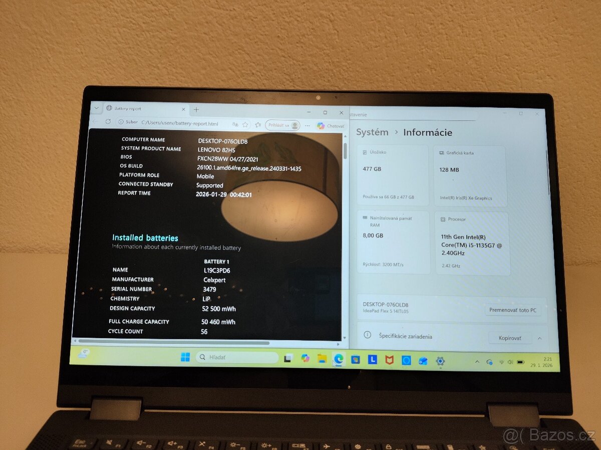 Lenovo IdeaPad Flex 5 i5 | 8GB RAM | Touch - 5