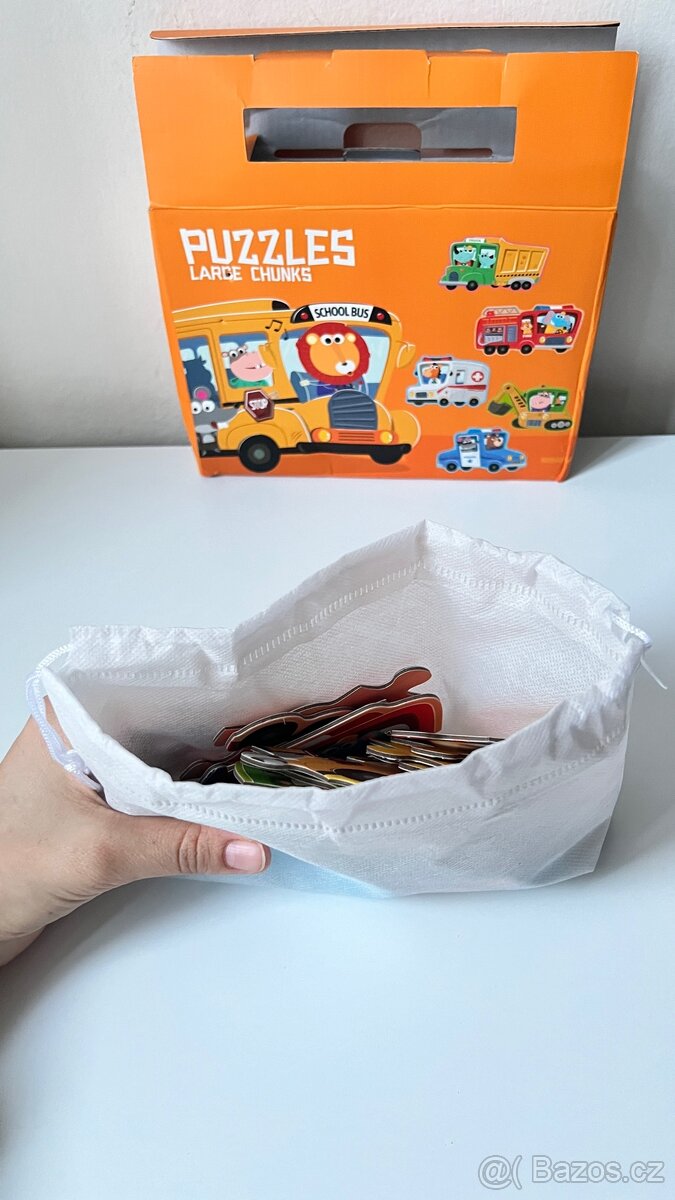 Velké dílky puzzle 6v1.Doprava - 5