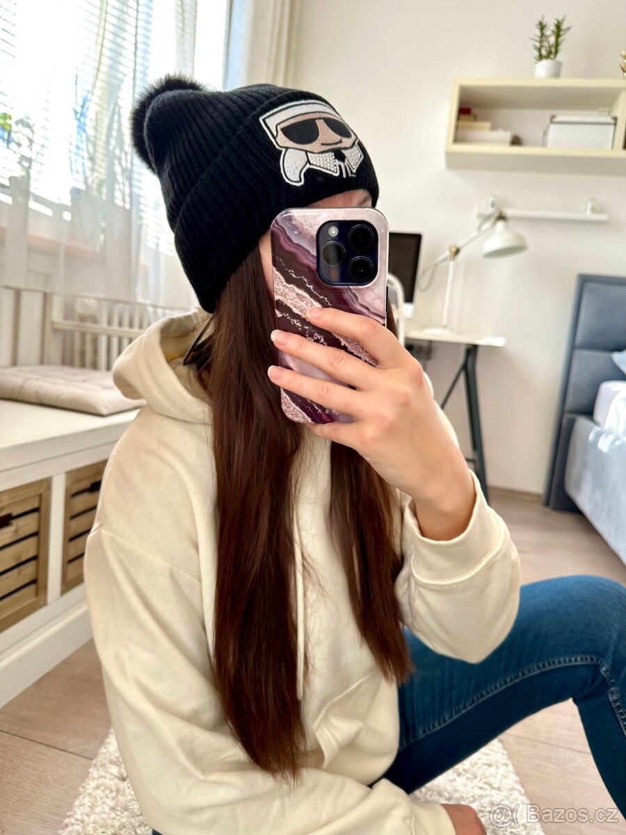 KARL LAGERFELD ZIMNÍ ČEPICE - 5