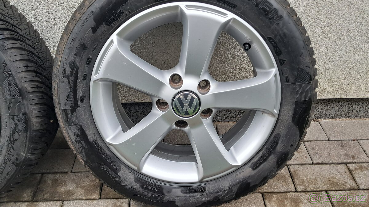 Prodám original celoroční alukola VW 205 55 16 5x112 - 5