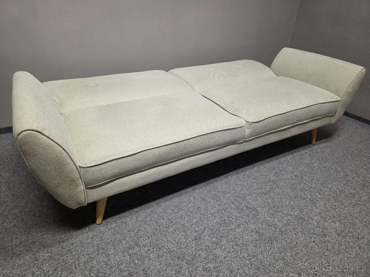 Nový rozkládací gauč PHOENIX krémový - 5