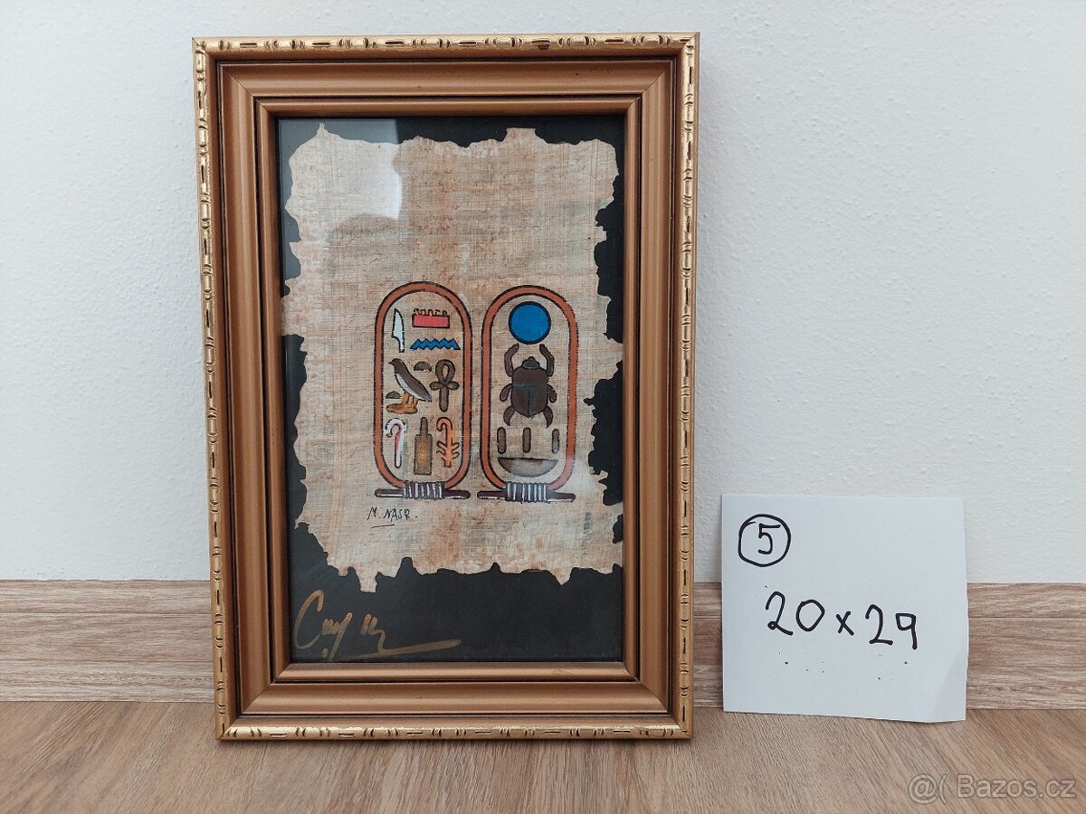 PRODÁM OBRAZY PAPYRUS - 5