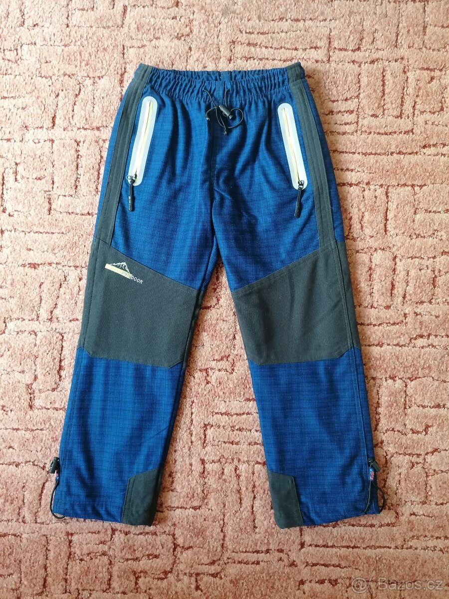 Dětské zateplené kalhoty vel. 122 - 5