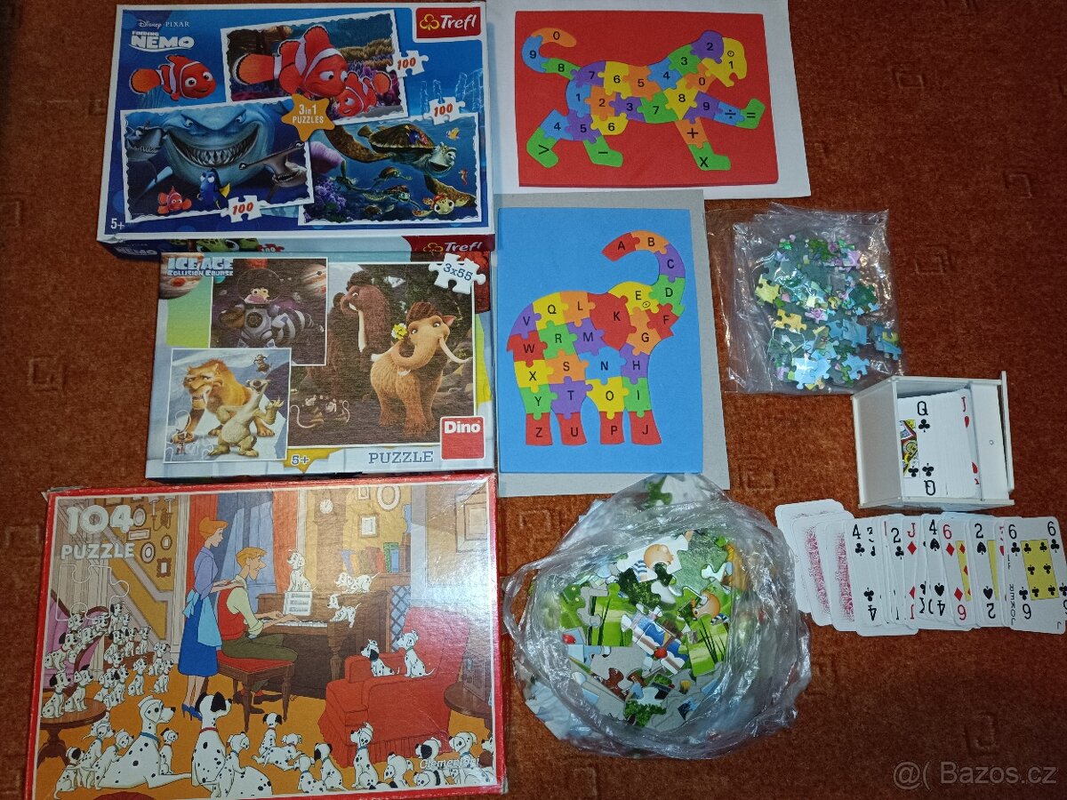 Stolní a deskové hry hračky puzzle a jiné - 5