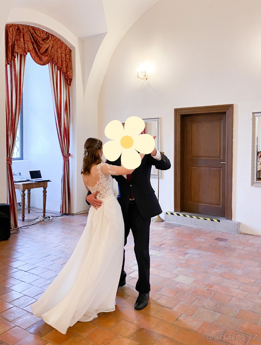 Svatební šaty vel. XS/34 - 5