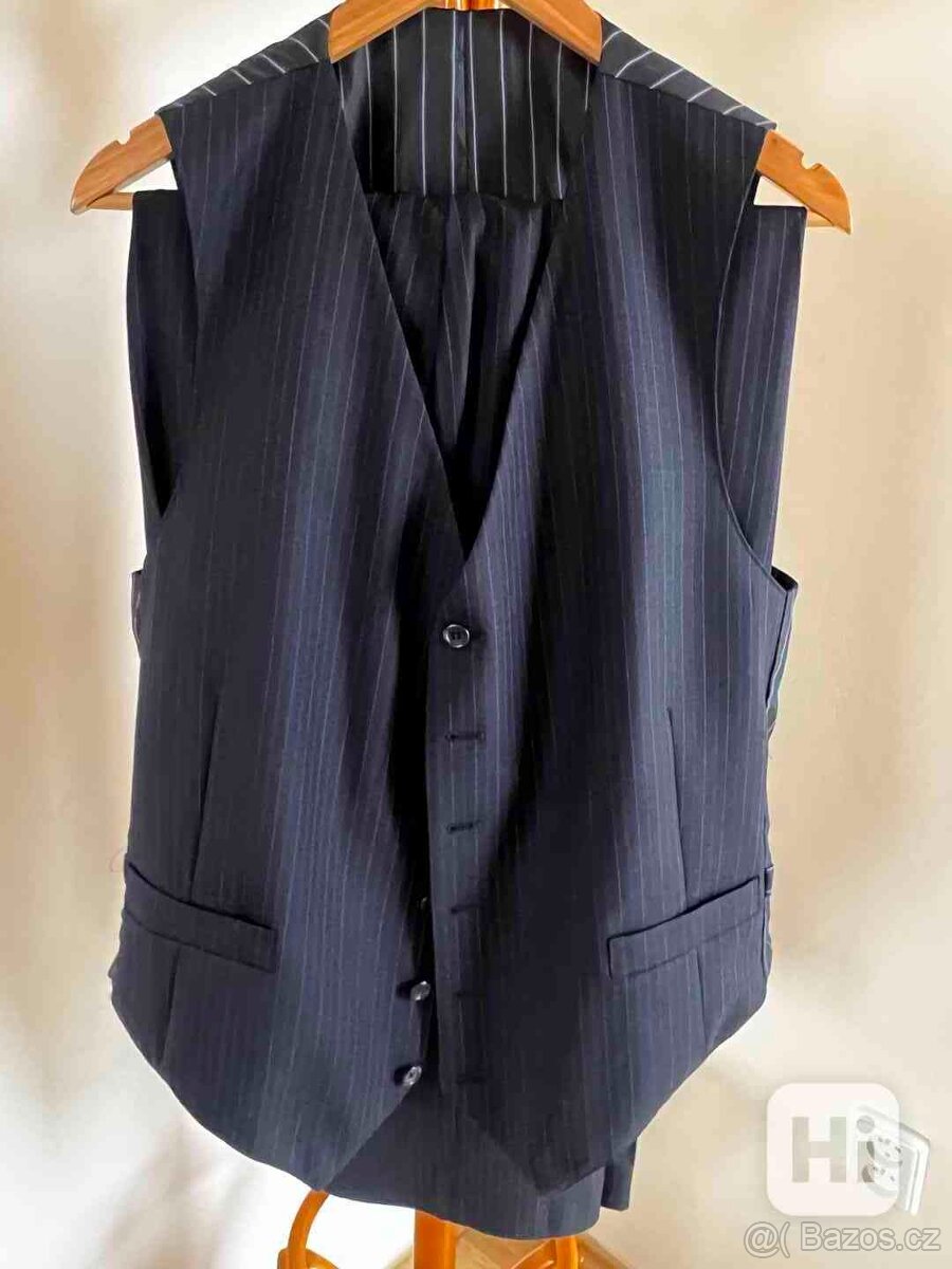 Značkový pánský společenský oblek - 5