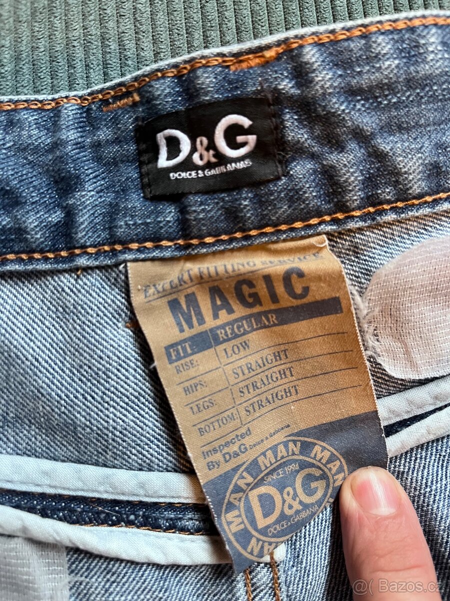 Pánské džíny D&G DOLCE&GABBANA vel. 34 - 5