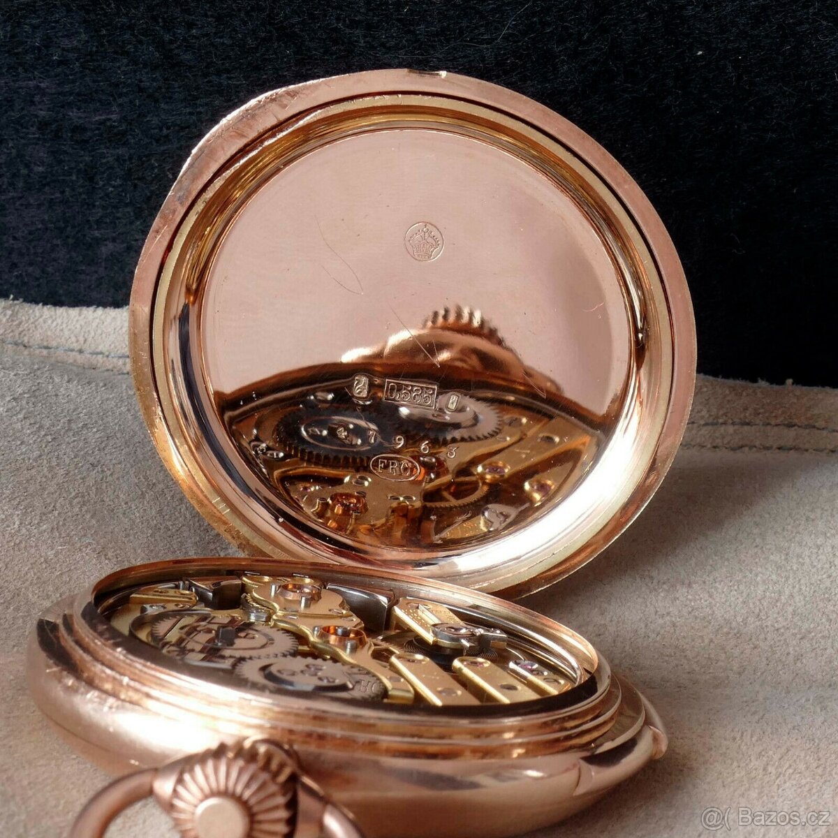 Kapesní hodinky s opakovačem, Švýcarsko, cca 1900, pouzdro z - 5