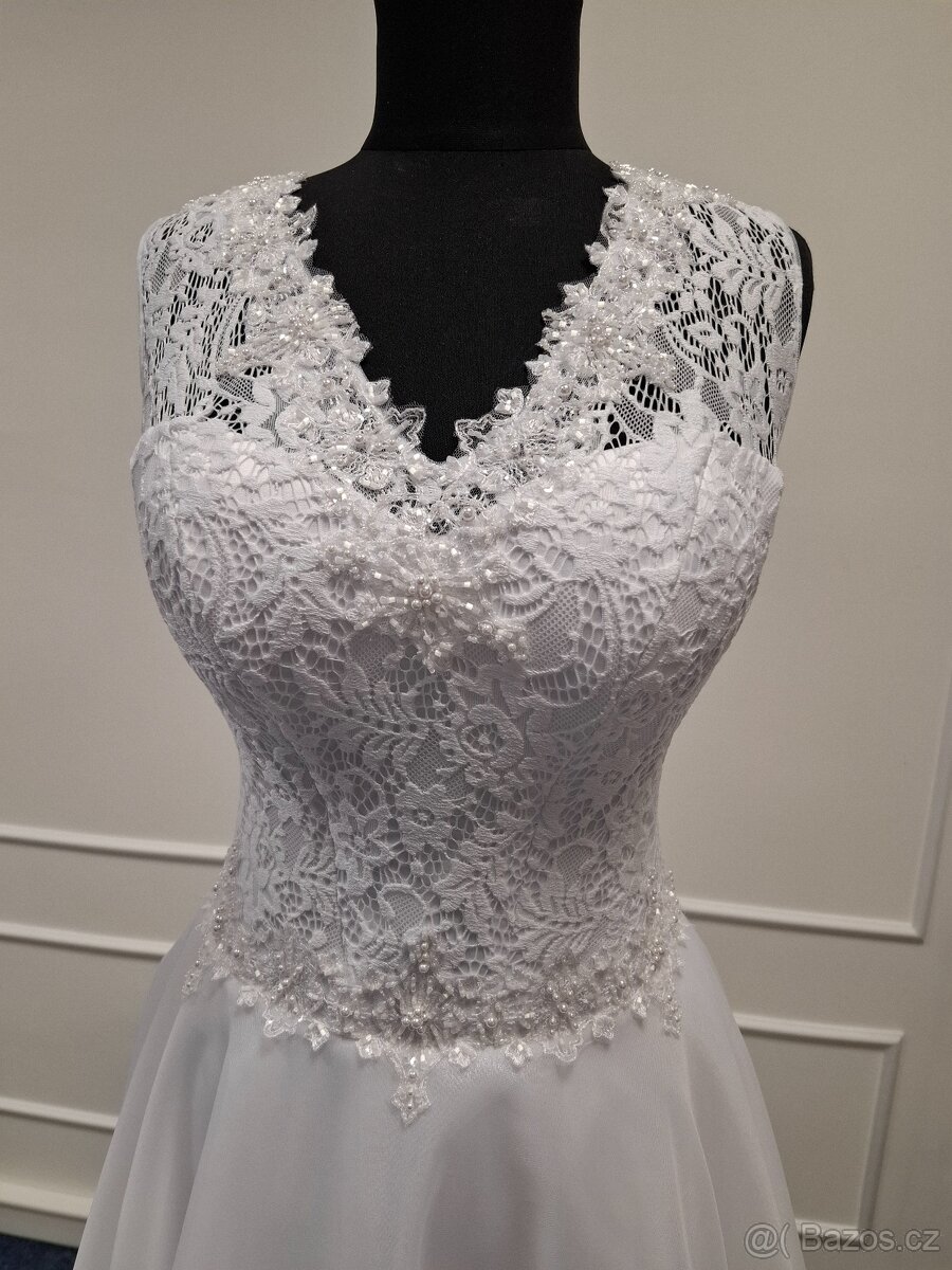 Svatebni saty velikost 38 - 5