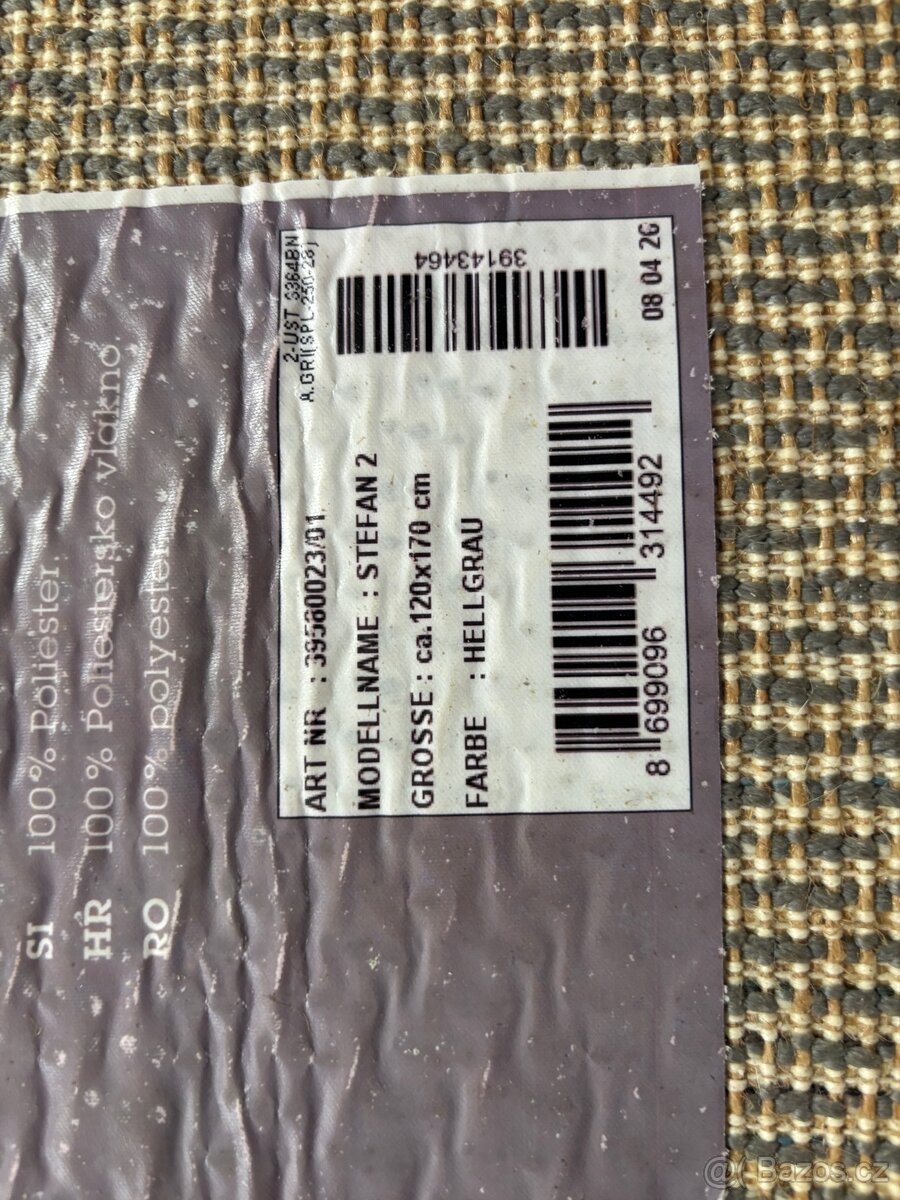 Šedý koberec 120x170cm - 5