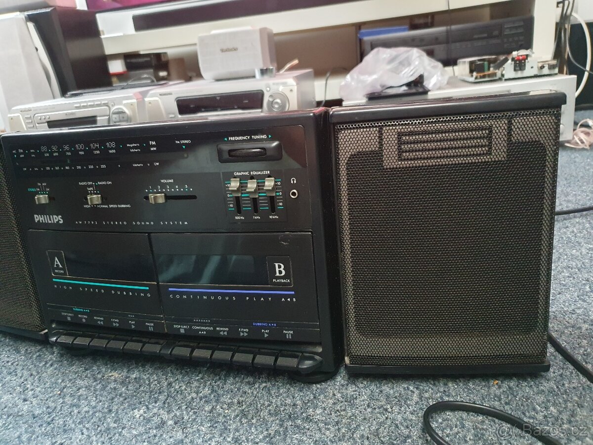 PHILIPS TYPE AW 7792/00 Boombox r.v.1992 - 5