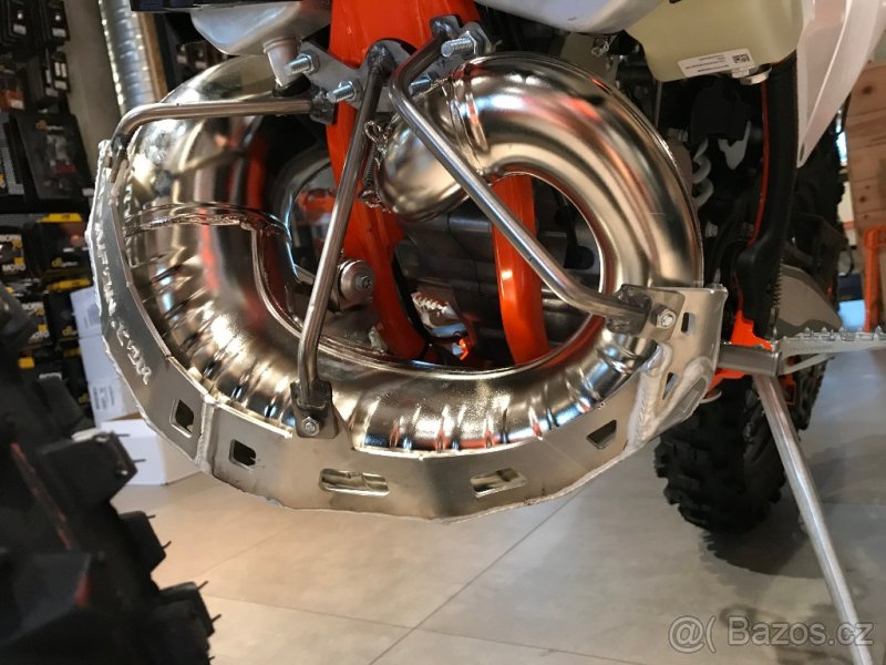 KTM, Husqvarna, Gas Gas zesílený kryt motor a kolene výfuku