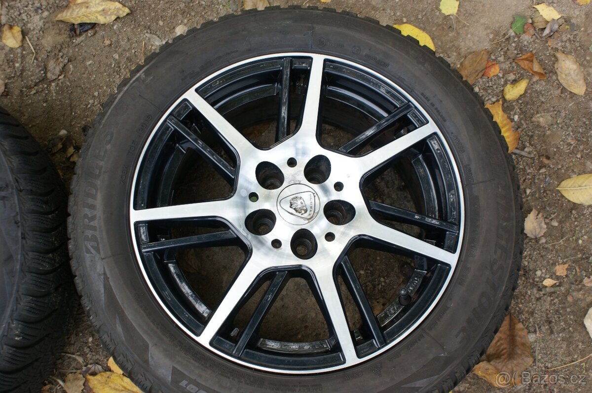 dvoubarevná R16 Aluett kola Skoda VW Seat Audi zimní pneu - 5