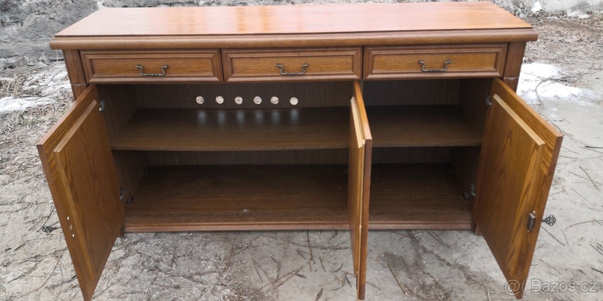 Rustikální masivní komoda - 5