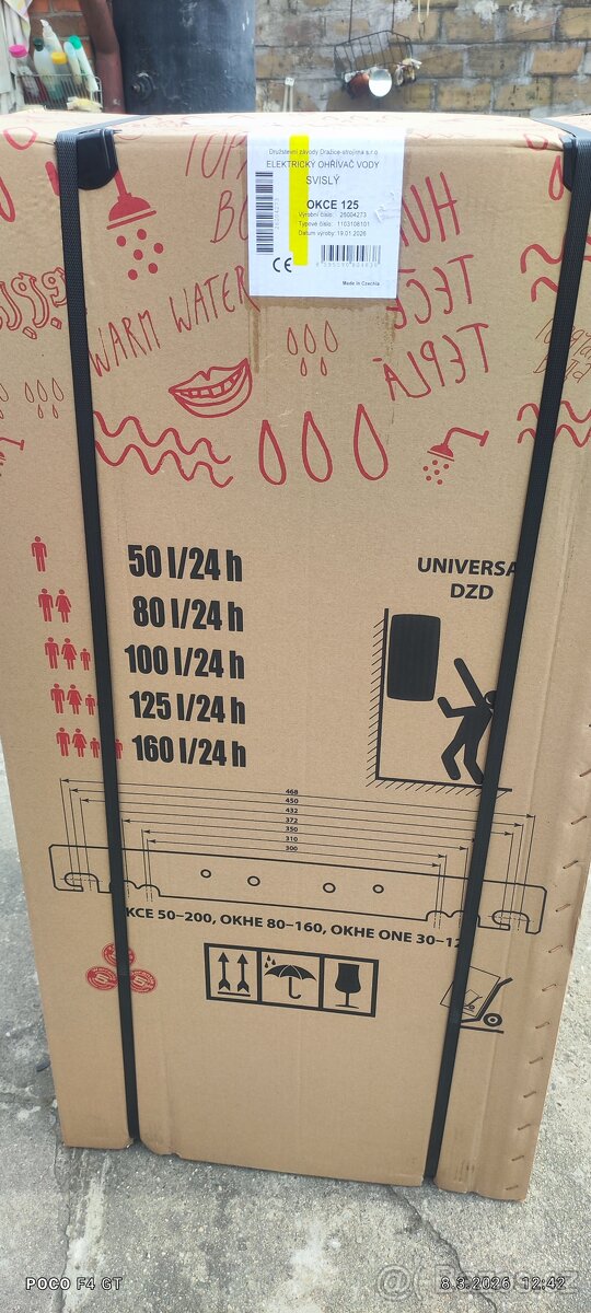 Nový Elektrický ohřívač vody OKCE 125 - 5