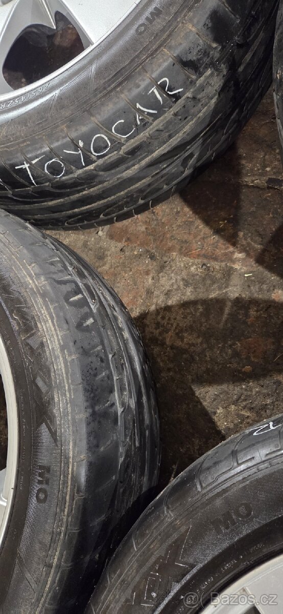 Alu kola R20 6x139,7 mak, Toyota land cruiser, letní 265/45 - 5