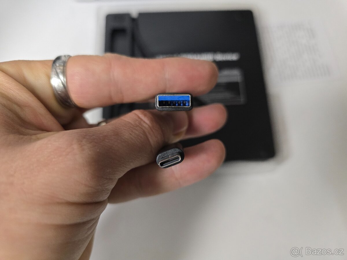 Externí USB3+USB-C vypalovačka CD / DVD nová - 5